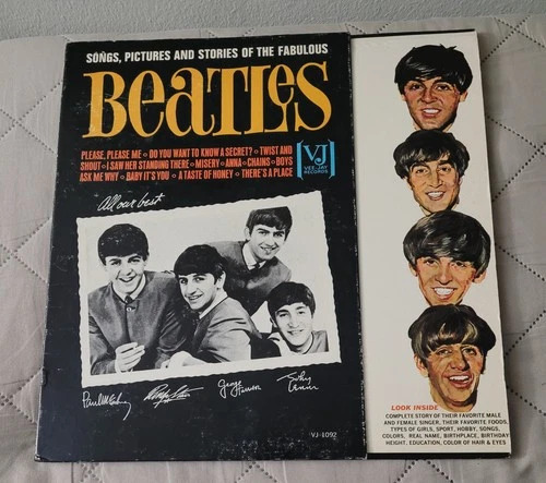 The Beatles VJ Songs, Pictures And Stories Of The Fabulous BEATLES LP 1963