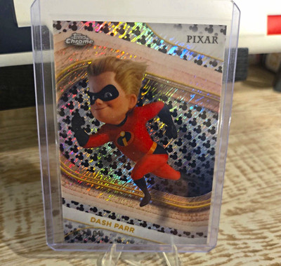 2025 Topps Disney The Incredibles Dash Parr #151 Mickey Mouse Refractor/101 RARE