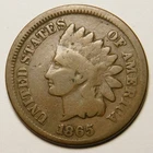1865 Indian Head Cent Penny G-VG  "Not Cleaned -Actual Coin Pictured"