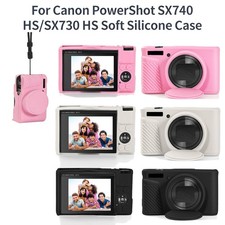 Soft Silicone Protective Cover for Canon PowerShot SX740 HS/SX730 HS Cameras
