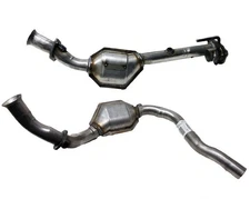 For 04-06 Mazda B4000 Automatic Front Engine Y Pipe and (2) Catalytic Converter