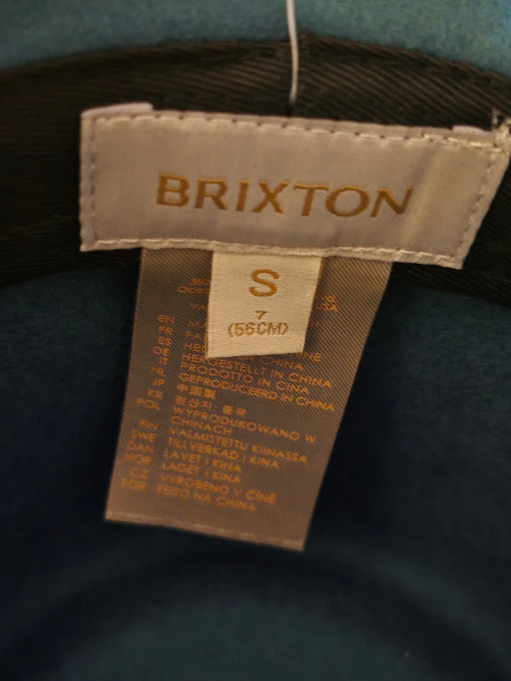 New! Brixton LEIGH Wool FELT FEDORA Hat Adjustable - Image 4 of 4