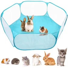 PrimePets Small Animal Cage Tent, Hamster Pet Playpen, Guinea Pig Cage Yard,