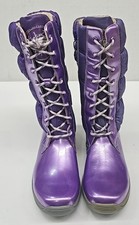 Timberland Sugarberry Tall Lace- Up Pre School Winter Boot Purple Size 6.5 Kids
