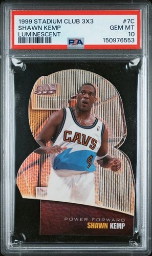 Shawn Kemp [Luminescent] #7C 1999 Stadium Club 3X3 card