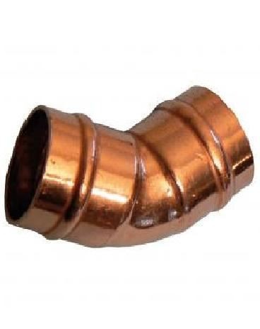 ODS - 22mm Solder Ring 45 Degree Elbow - FREE Next-Day Delivery