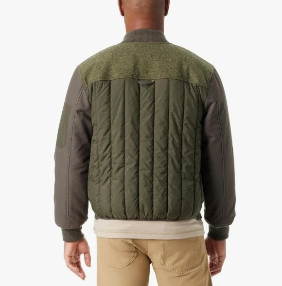 BASS OUTDOOR Men's Hero Bomber Jacket Beluga Size XL Style 30226851 image 4