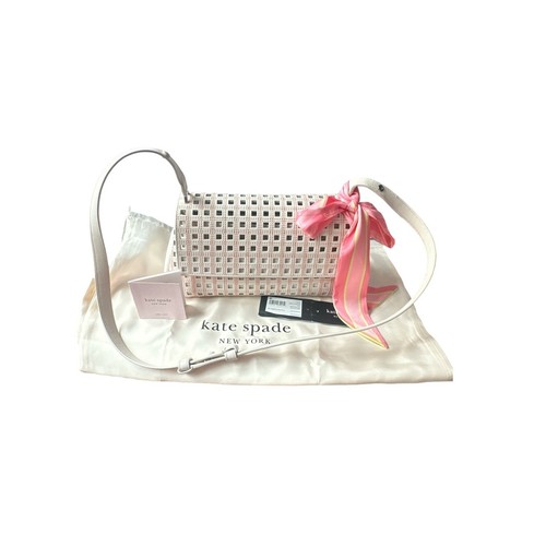 Kate Spade Grace Perforated Convertible Shoulder Bag With Scarf.