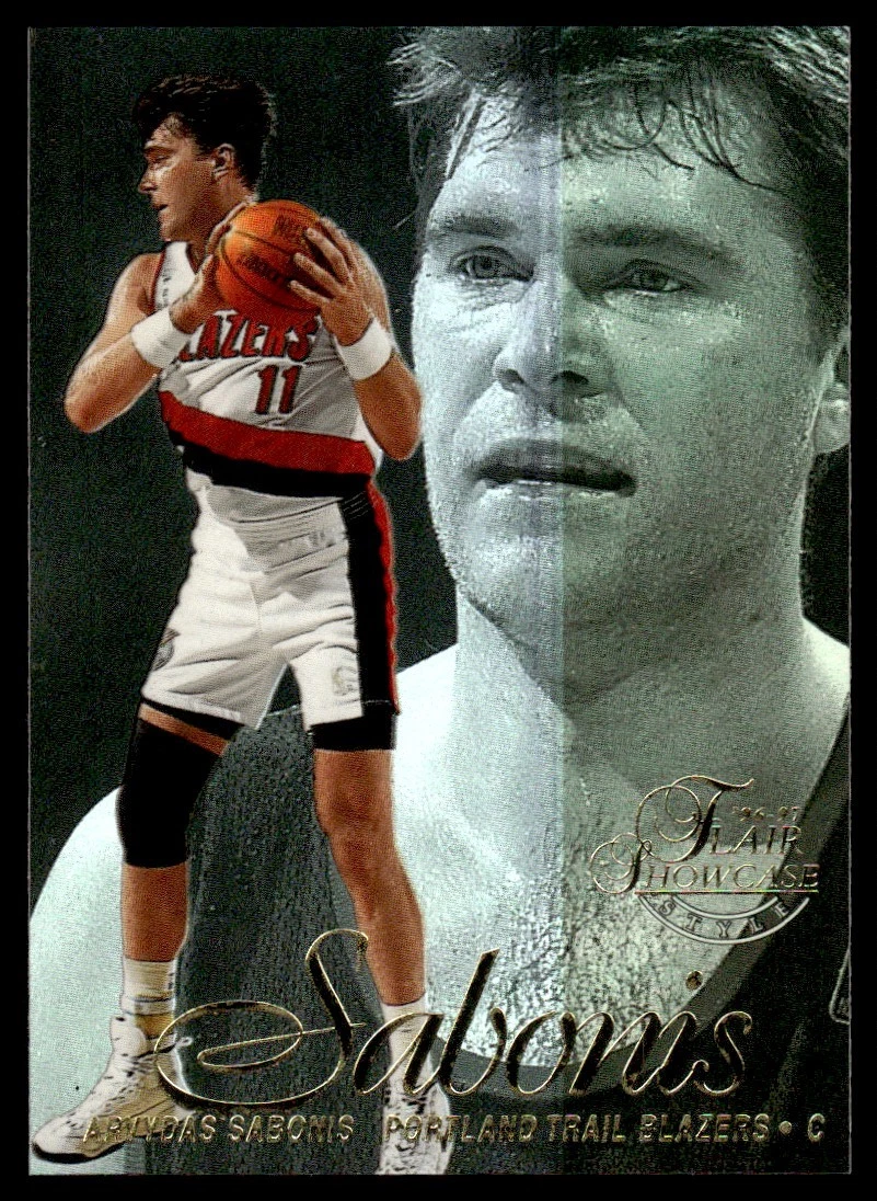 1996-97 Flair Showcase - Arvydas Sabonis #36 for sale | eBay