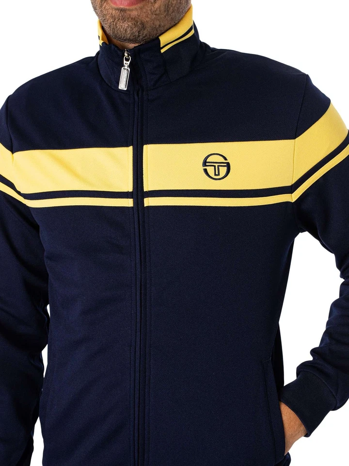 Sergio Tacchini Men's Damarindo Track Jacket, Blue - Image 4 of 4