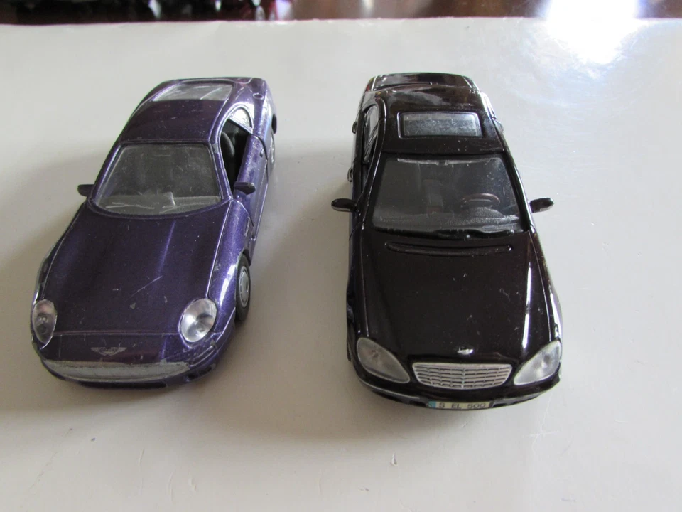 MAISTO - Mercedes S Class 500 e Aston Martin DB7 -  sc. 1:40/43 - Immagine 3 di 4