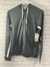 Asics Women  s Lani Jacket Small Blue With Hoodie New With Tags