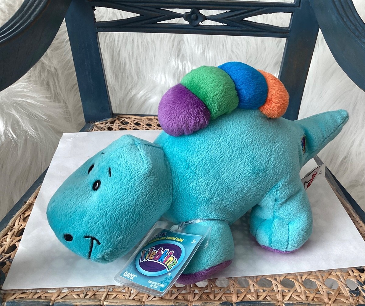 WEBKINZ POM POM DINO 🦕 HM725 - NEW WITH SEALED CODE - HARD TO