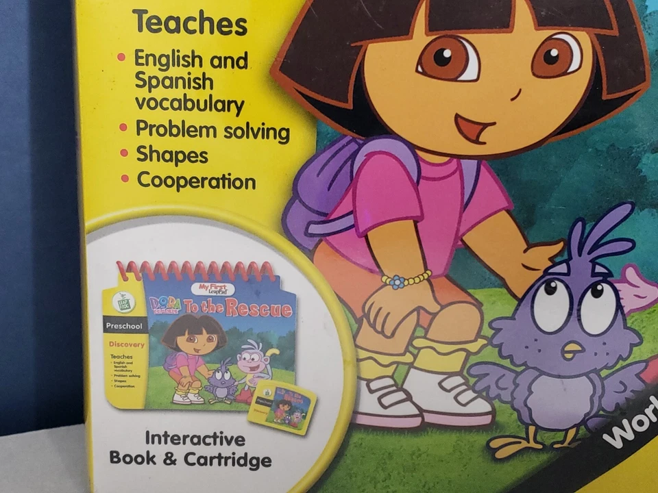 Leap Frog Dora To The Rescue My First LeapPad Preschool Book Cartridge - Image 2 of 4