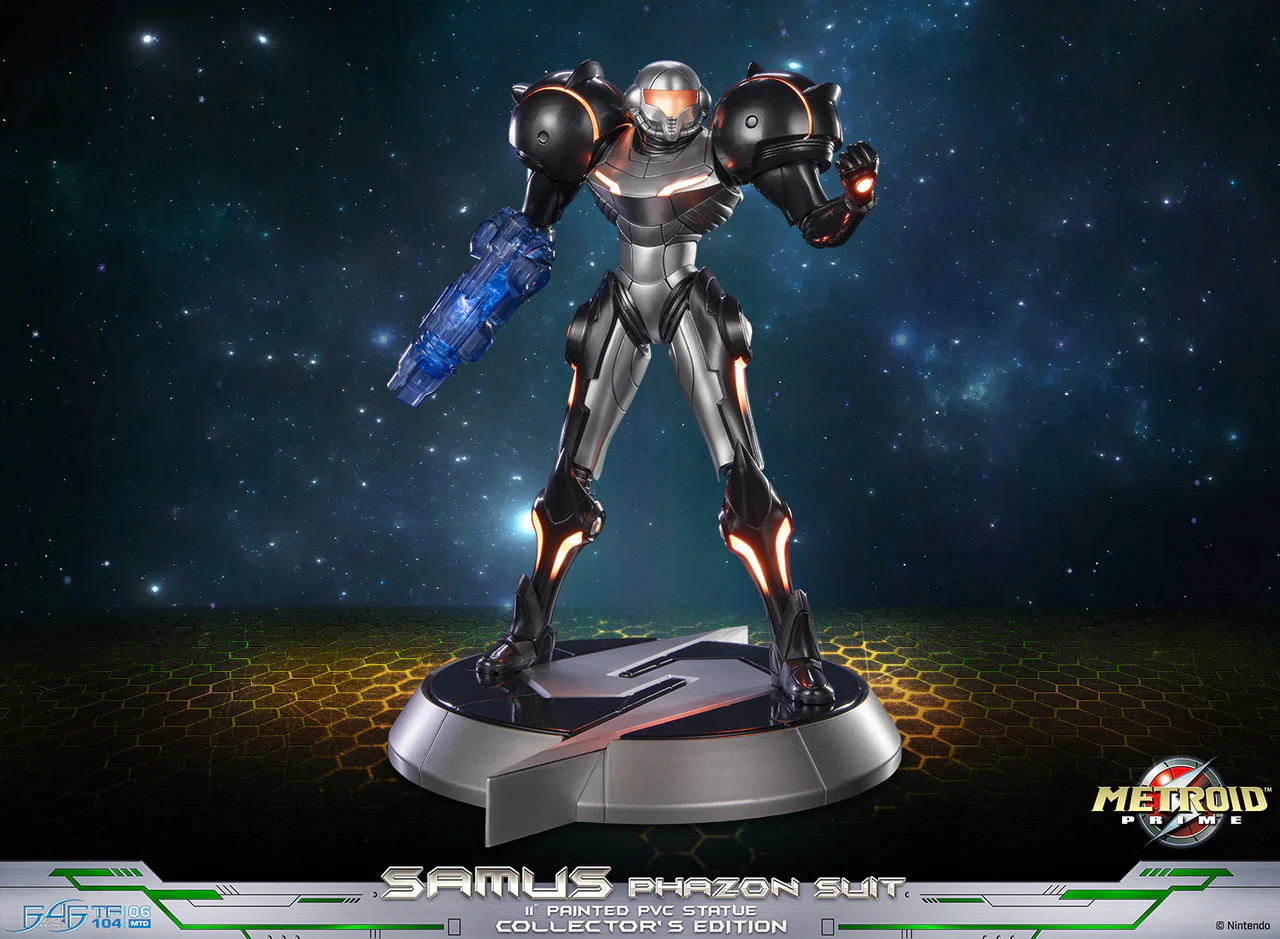 Metroid Prime statue Samus Phazon Suit F4F pour sublimer votre setup gaming