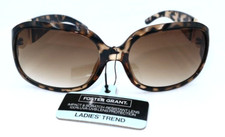 NEW Foster Grant CL36-44640FGX201 Brown Tortoise  Gold Women's Sunglasses