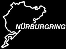 Nurburgring Race Track Racing Die Cut Vinyl Car Decal Sticker