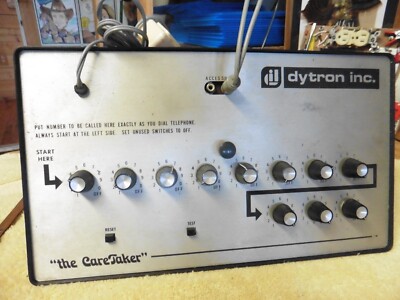 Vintage Rare Dytron inc '' The Caretaker '' Odd electronic rare equipment read ins