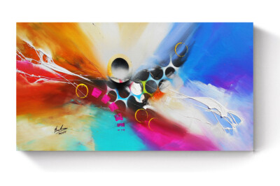 Abstrakte Bilder auf Leinwand Wandbilder XXL Wohnzimmer Modern Deko Kunst 409A