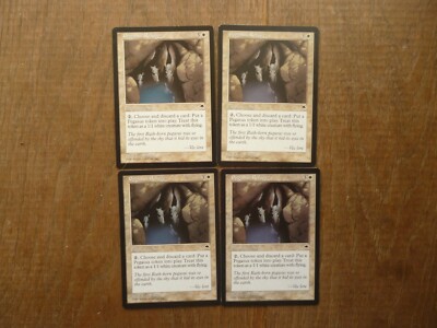 MTG x 4 Pegasus Refuge seltene Sturmmagie Die Sammlung Spielsetkarte