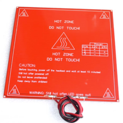 1PC NEW Reprap 3d with heated bed dual voltage circuit board MK2b,12v,24v