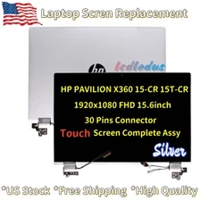 HP Pavilion X360 15-CR0037WM 15-CR0053WM 15-CR0010NR FHD LCD Touch Screen Assy