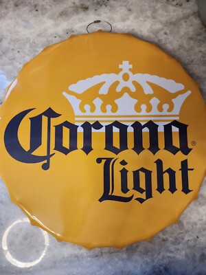 Corona Lite Tin Bottle Cap Decoration