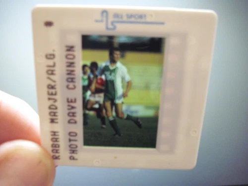 Original Colour Press Photo slide Algeria Rabah Madjer Undated (3)