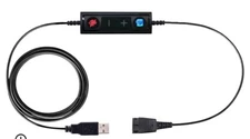 TruVoice USB Adapter Compatible With Any Jabra QD Wired Headset