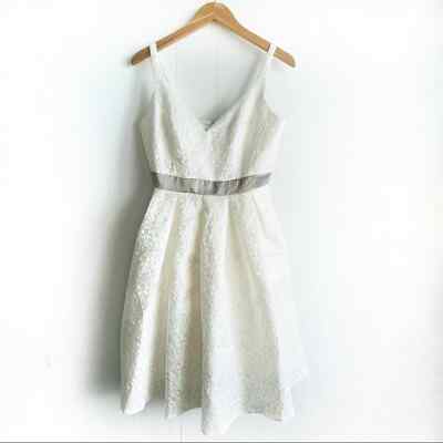 liza luxe lace dress Liza Mini Lace Dress in White 16