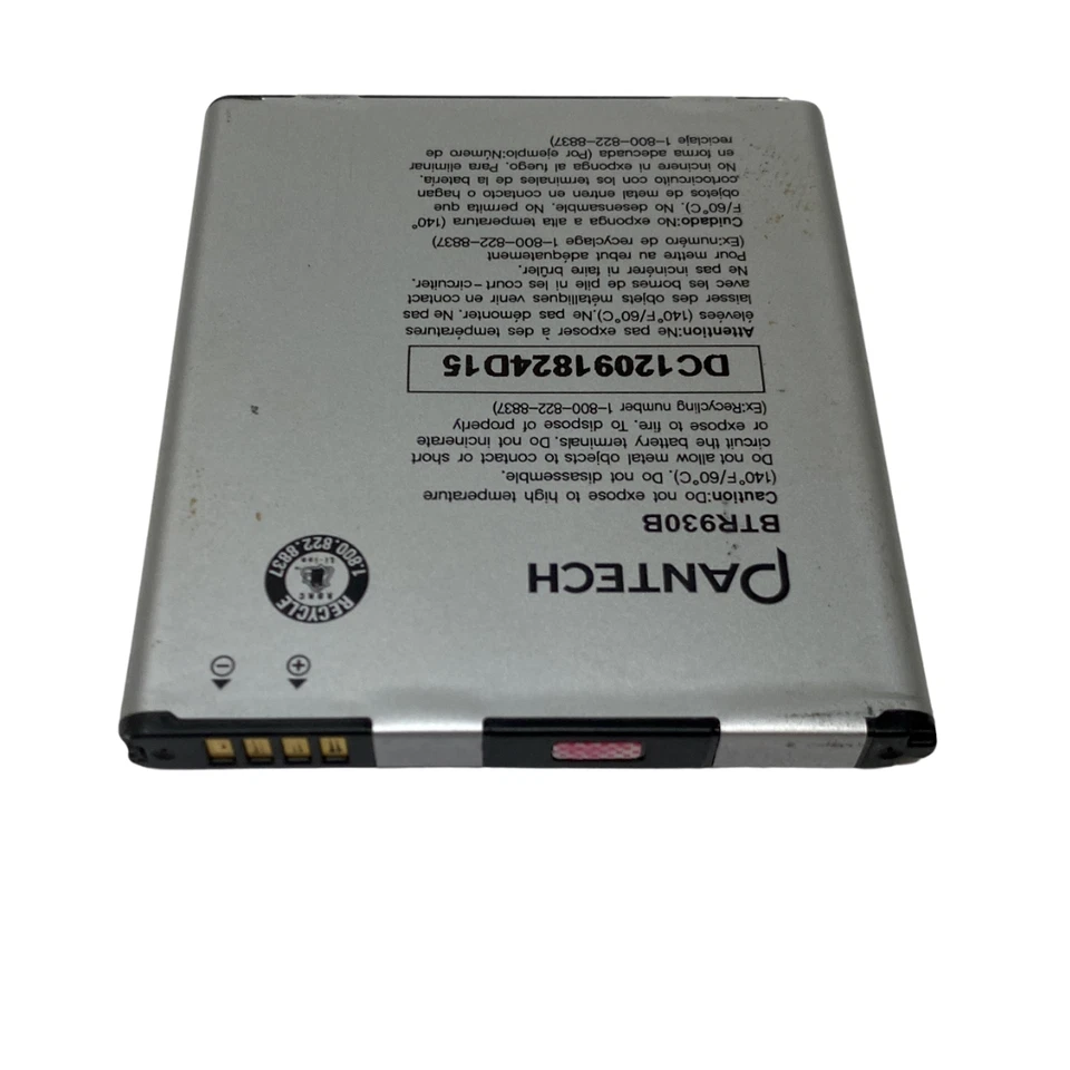 Battery BTR930B For Pantech Perception Premia ADR90L V 4G  2020mAh 3.8V Original - Image 2 of 4