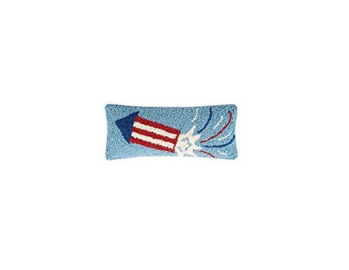 30TG441C05OB Rockets Hook Pillow Blown Filled 12-inch Length Wool and ...