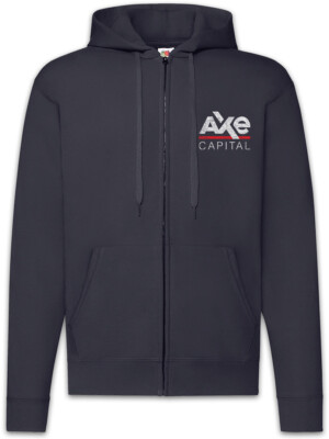 Axe Capital II Zipper Hoodie Billions Symbol Company Bobby Logo Firmenlogo Firma