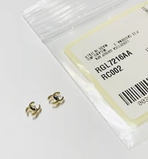CHANEL CH 4281QH Golden Replacement Temples/ Arms Side Icon Logo Genuine