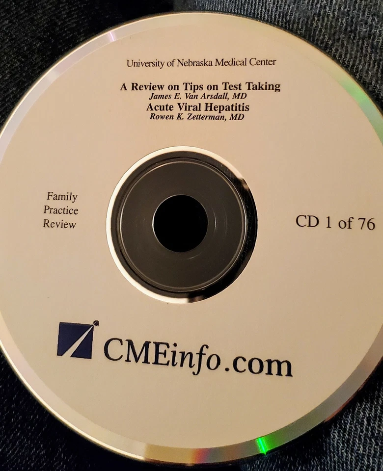 Colección completa de discos de revisión de práctica familiar Universidad de Nebraska Foto 4 de 4