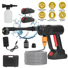 1000PSI Pressure Washer Nozzle 21V Portable Electric Power Washer Water Sprayer