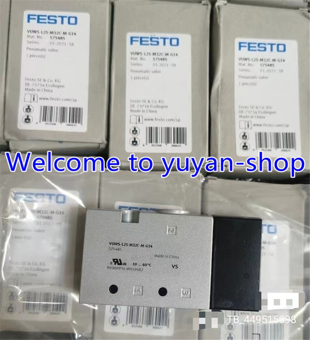 1PC NEW Original FESTO VUWS-L25-M32C-M-G14 575485 control valve #T8174 YS
