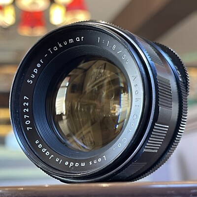 Rare Early model [Exc+3] Asahi Pentax Super-Takumar 55mm f/1.8 M42