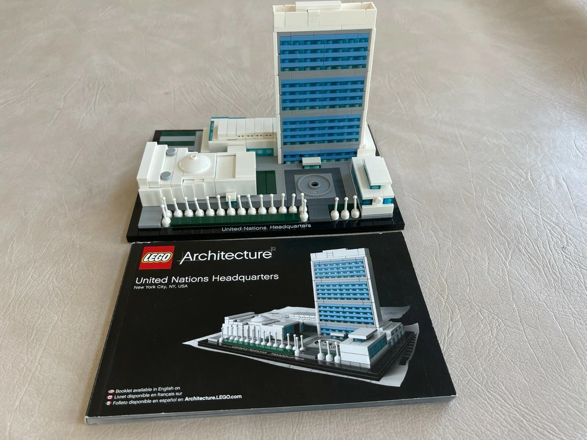 Opdatering apotek vigtigste Lego Architecture United Nations Headquarters (21018) | eBay