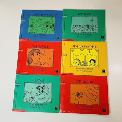 Bob Books Set 2 Beginning Readers Scholastic 1987 Vintage 1-7 Except 3
