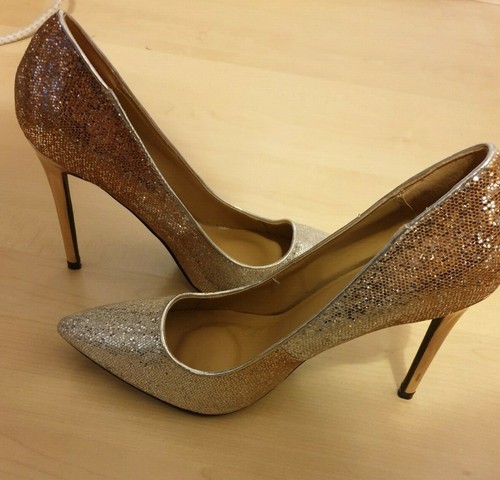 GLITTER SPARKLE HIGH HEELS PUMPS 