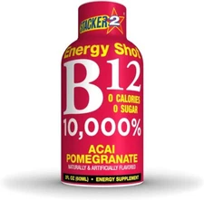 B12 Energy Shot Acai/Pomegranate 2 oz. (Each)