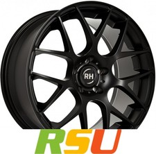 RH Alurad NBU Race racing schwarz lackiert 8.5x19" ET40 LK5 114.3 ML 72.6 Alu...