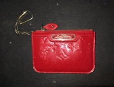 Louis Vuitton Vernis Pochette Cles Red Patent...