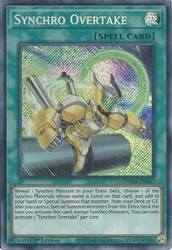 Synchro Overtake DAMA-EN067 Dawn of Majesty 1st Edition Secret Rare