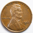 1932-D Extremely Fine (XF) Lincoln Wheat Penny Cent, Denver Mint