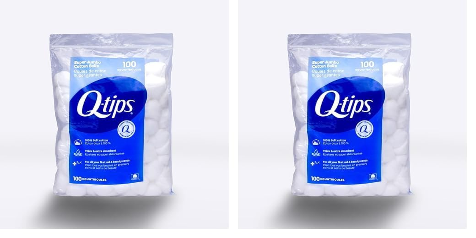 Super Jumbo Cotton Balls for Beauty First Aid Baby Care 100% Thick Cotton