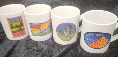 Aramis Classic Custom Designed Japan Stoneware Mug Collection 4 Grand Hotels
