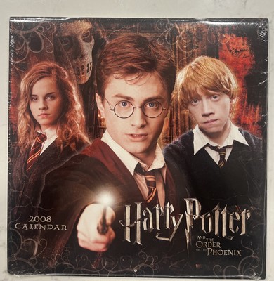 Harry Potter And The Order Of The Phoenix 2008 Calendar 12 X 12 New and Sealed