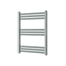 Blyss Towel Rail Radiator Chrome Flat Bathroom Warmer Ladder Modern 70x50cm